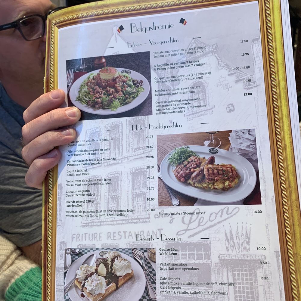 Chez Léon - Menu - Belgian Near Me - Brussels, BRU Chez Léon - Menu - Belgian Near Me - Brussels, BRU