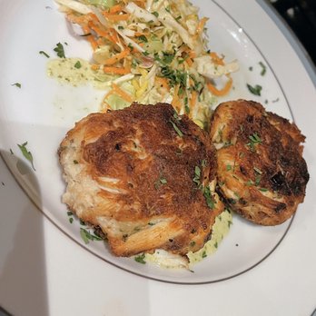 Moi Moi - Crab cakes (sorry for shadow) - African Near Me - Washington, DC, District of Columbia
