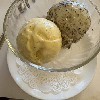 The Odeon - Vanilla and Mint Chocolate Chip Ice Cream - New American Near Me - New York, New York The Odeon - Vanilla and Mint Chocolate Chip Ice Cream - New American Near Me - New York, New York
