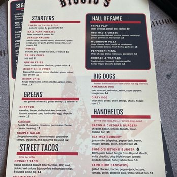 Biggio's - Menu - Sports Bars Near Me - Houston, Texas Biggio's - Menu - Sports Bars Near Me - Houston, Texas