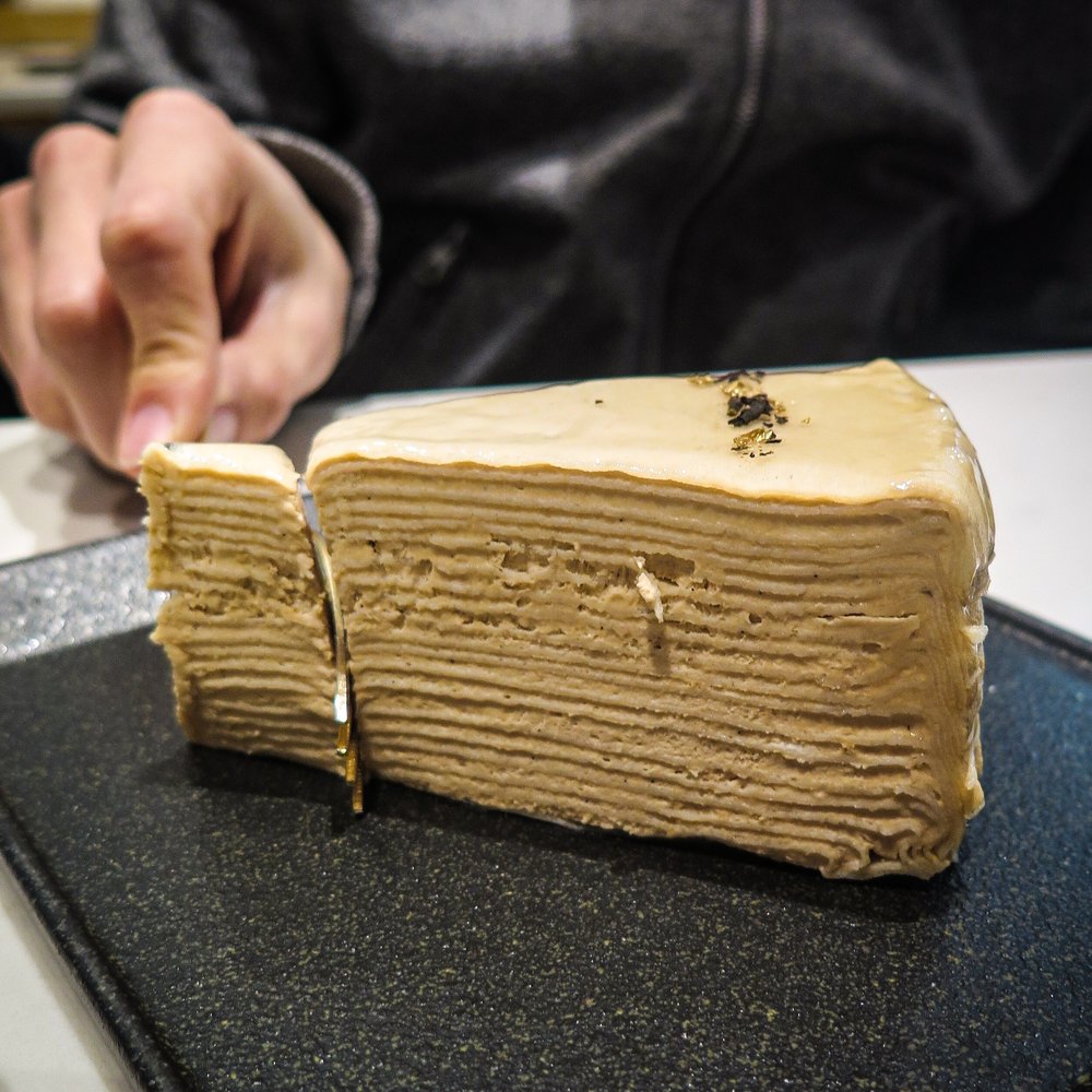 Earl grey crepe cake