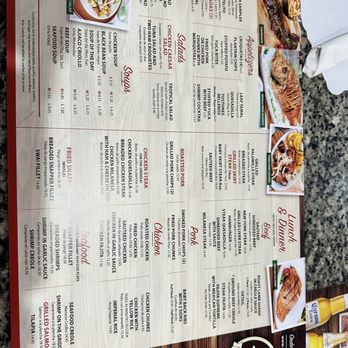 Señor Cafe - the menu of the restaurant - Cuban Near Me - Hollywood, Florida