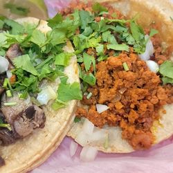 La Torta Loca - Lengua and Chorizo tacos