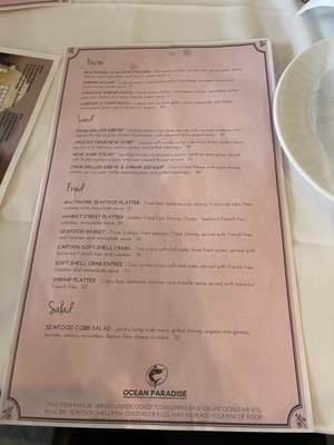 Menu photo 7 Ocean Paradise Restaurant & Bar Fairfax, VA