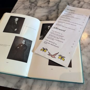 La Nouvelle - Dessert menu presentation - French Near Me - Saint Augustine, Florida