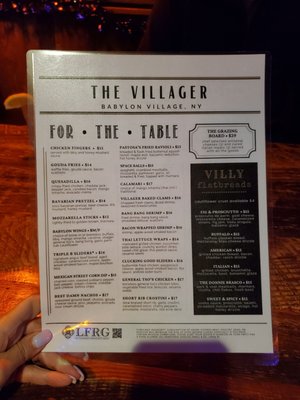 Menu photo 1 The Villager Babylon, NY