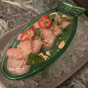 Crying Tiger - Hamachi Crudo - Thai Near Me - Chicago, Illinois