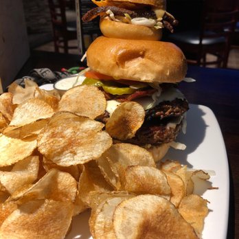 Birmingham's Vodka & Ale House - Neptune's beard burger - American Near Me - Regina, Saskatchewan