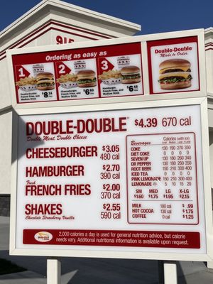 Menu photo 3 In-N-Out Burger Reno, NV