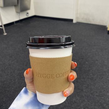 Hygge Coffee - ONE SIZE (small coffee): $6.30 toffee nut latte - I think all the lattes are the same and they just add flavored syrup. - Coffee & Tea Near Me - La Mirada, California Hygge Coffee - ONE SIZE (small coffee): $6.30 toffee nut latte - I think all the lattes are the same and they just add flavored syrup. - Coffee & Tea Near Me - La Mirada, California