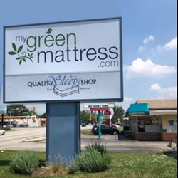 Quality Sleep Shop - Exterior sign on 55th Street. Quality Sleep Shop and My Green Mattress