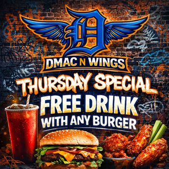 DMac & Wings - Daily Every Thursday Special - Chicken Wings Near Me - Mesa, Arizona DMac & Wings - Daily Every Thursday Special - Chicken Wings Near Me - Mesa, Arizona