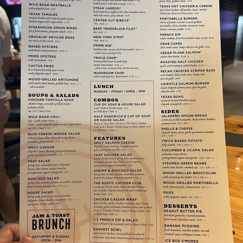 The Rustic - Menu - Venues & Event Spaces Near Me - Houston, Texas The Rustic - Menu - Venues & Event Spaces Near Me - Houston, Texas