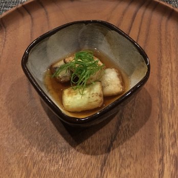 Nodoguro - Eggplant agedashi - Japanese Near Me - Portland, Oregon Nodoguro - Eggplant agedashi - Japanese Near Me - Portland, Oregon