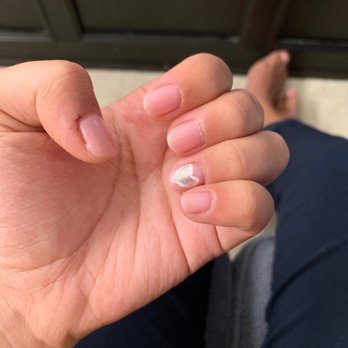Luxury Nails - I asked for a heart design and she execute it so well. She dipped it in silver glitter and then outlined it with white - Nail Salons Near Me - Escondido, California Luxury Nails - I asked for a heart design and she execute it so well. She dipped it in silver glitter and then outlined it with white - Nail Salons Near Me - Escondido, California