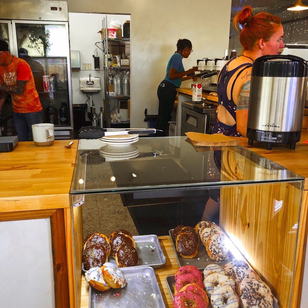 Slow Bloom Coffee - Counter (Donuts) - Coffee & Tea Near Me - Redlands, California Slow Bloom Coffee - Counter (Donuts) - Coffee & Tea Near Me - Redlands, California
