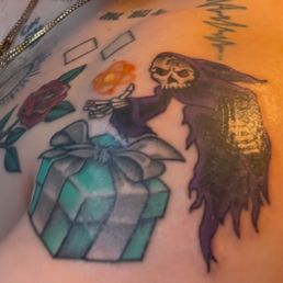 I got this tattoo from South Side tattoo for $100 less then what Danny offered me and in literally 2 hours less time then he said I got this tattoo from South Side tattoo for $100 less then what Danny offered me and in literally 2 hours less time then he said