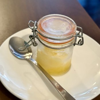 Sage - the complimentary lemon sorbet palate cleanser between courses was refreshing and a nice touch - Irish Near Me - Westport, Missouri