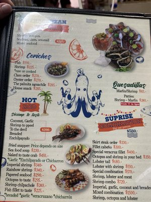 Menu photo 5 Mariscos La Palmita Cabo San Lucas, BCS Menu photo 5 Mariscos La Palmita Cabo San Lucas, BCS