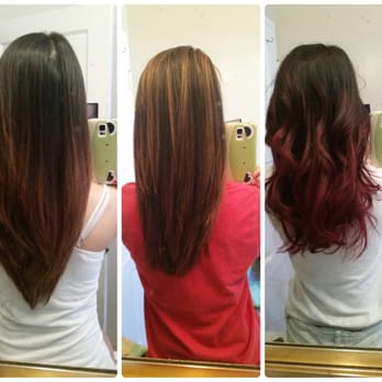 Cosi Bella Day Spa - Left & middle:before Cosi Bella Right: Fany's million dollar work of art! :D - Hair Salons Near Me - Martinez, California