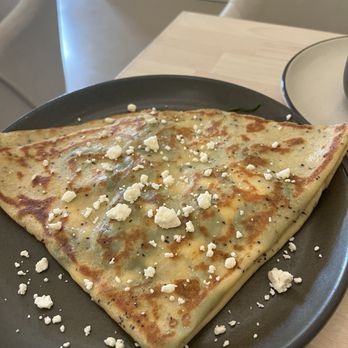 Café Blanc - Spinach feta crepe - Cafes Near Me - Parma Heights, Ohio Café Blanc - Spinach feta crepe - Cafes Near Me - Parma Heights, Ohio