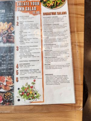 Menu photo 1 Pizza Salad Pointe & Self-Pour Beer Davie, FL