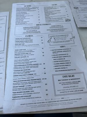 Menu photo 4 Volanti Scottsdale, AZ Menu photo 4 Volanti Scottsdale, AZ