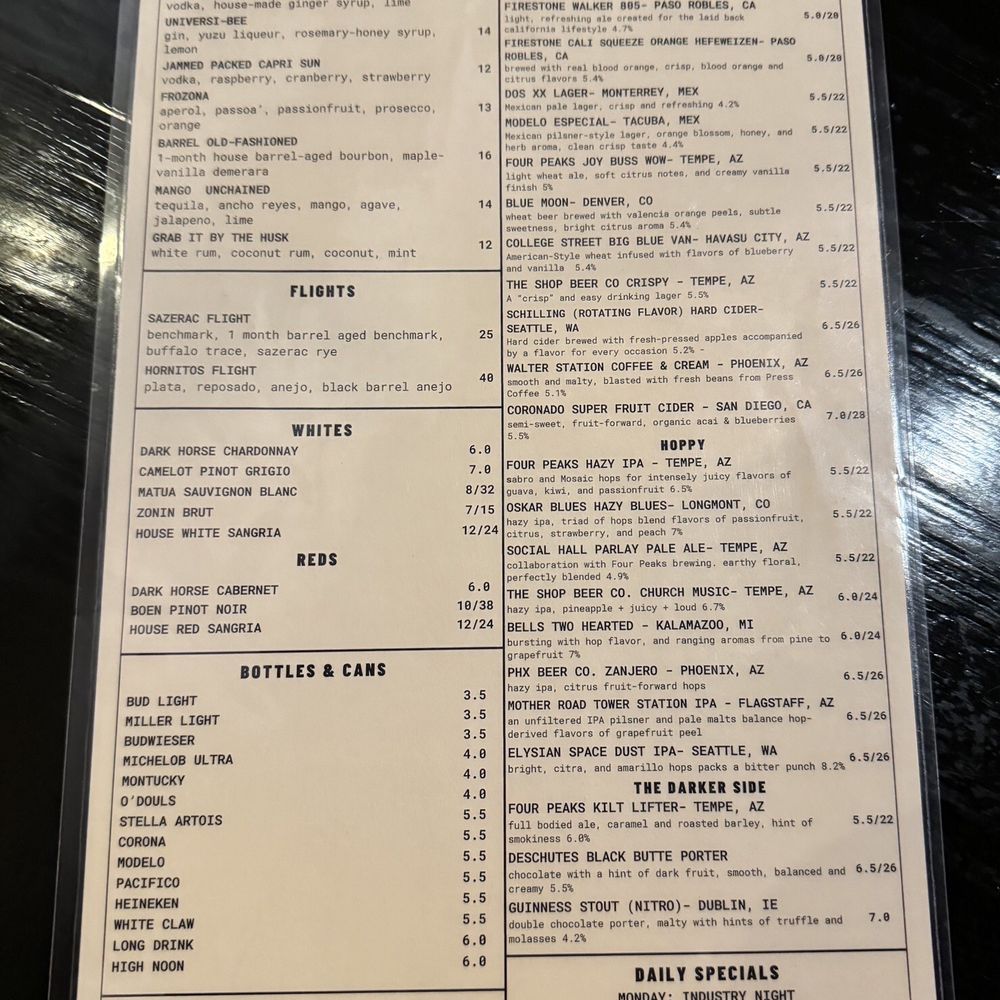 Drink Menu (May 2024) Drink Menu (May 2024)