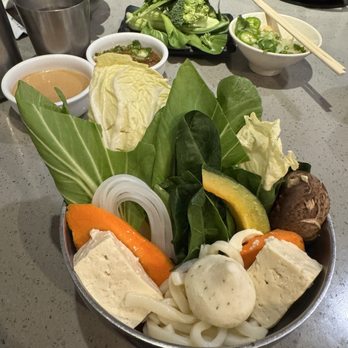 Miyabi Shabu And Grill - Assorted Veggies (Shabu Shabu) - Japanese Near Me - Irvine, California