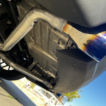 Speedway Muffler - Speedway Muffler's work, pipe with new tips. - Auto Repair Near Me - Rancho Cucamonga, California Speedway Muffler - Speedway Muffler's work, pipe with new tips. - Auto Repair Near Me - Rancho Cucamonga, California