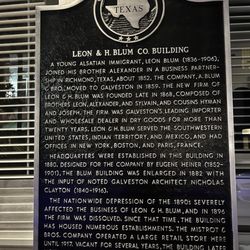 Galveston Red Light District Tour - Historical plaque for 1 of the many buildings we came across.