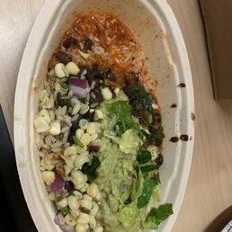 Pick up order burrito bowl. I think the photo speaks for itself. Pick up order burrito bowl. I think the photo speaks for itself.