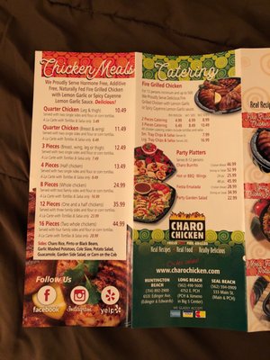 Menu photo 1 Charo Chicken Huntington Beach, CA Menu photo 1 Charo Chicken Huntington Beach, CA