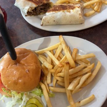 Sis's On Monmouth - Bacon Burger Philly Steak Wrap - American Near Me - Newport, Kentucky Sis's On Monmouth - Bacon Burger Philly Steak Wrap - American Near Me - Newport, Kentucky