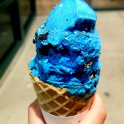 Handel's Ice Cream - Blue Monster Ice Cream Cone