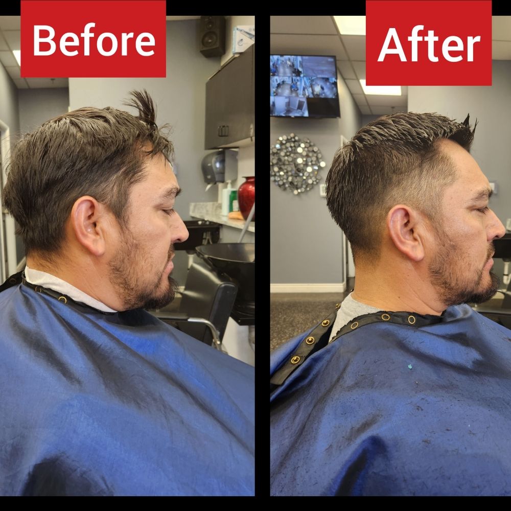 MC Pro Barber Salon Logo