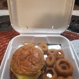 This is what I purchased at the Cook Out in Hampton, Va. These 8 small onion rings should be bigger like the other Cook Out. This is what I purchased at the Cook Out in Hampton, Va. These 8 small onion rings should be bigger like the other Cook Out.