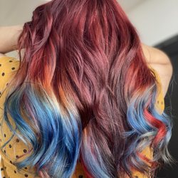 Inland Empire Hair - Creative color / Fashion color / red hair