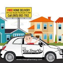 City Drug & Home Medical Equipment - Free same day delivery. Call the store for details.