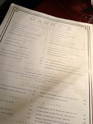 Menu photo 1 Harry's Manhattan, NY