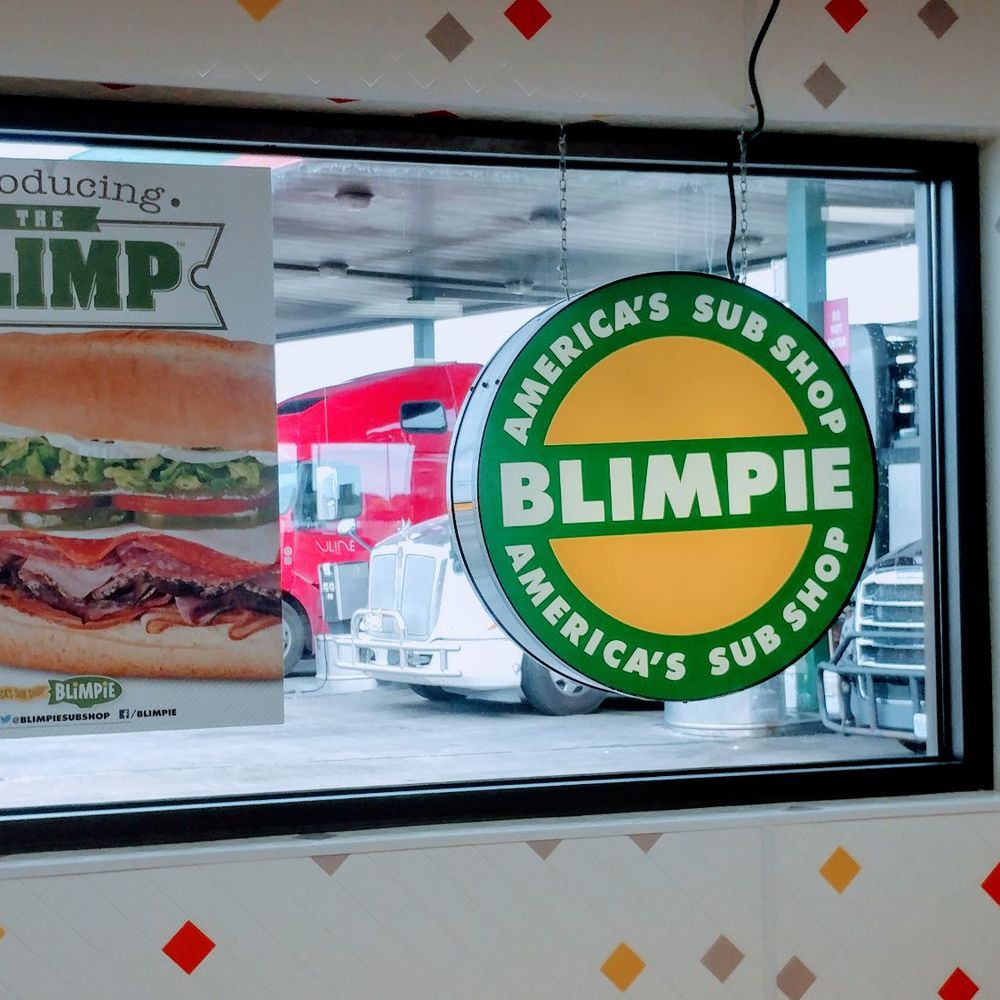 Blimpie - the lighted sign for those found the fuel Island that want a sandwich and the new blimp advertisement - Sandwiches Near Me - JOPLIN, Missouri Blimpie - the lighted sign for those found the fuel Island that want a sandwich and the new blimp advertisement - Sandwiches Near Me - JOPLIN, Missouri