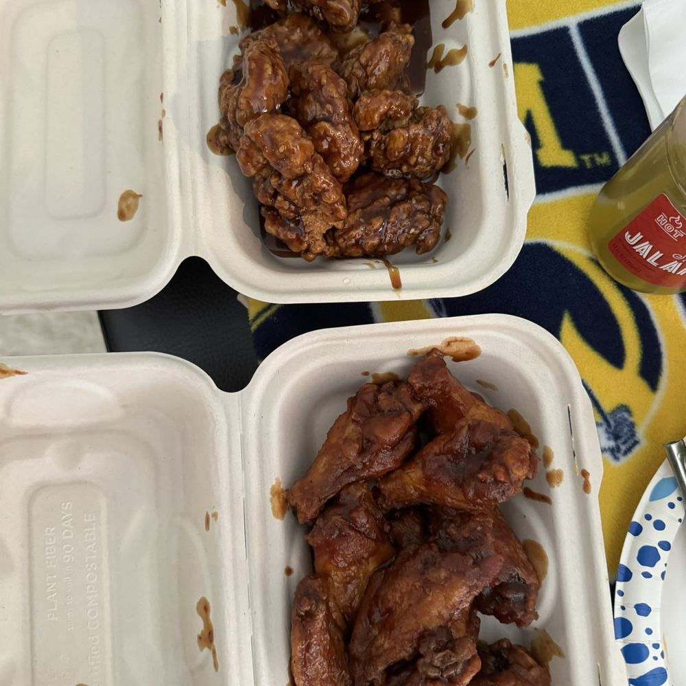 Detroit Wing Company - Teriyaki and honey barbecue 20 Wings. - Chicken Wings Near Me - Novi, Michigan Detroit Wing Company - Teriyaki and honey barbecue 20 Wings. - Chicken Wings Near Me - Novi, Michigan