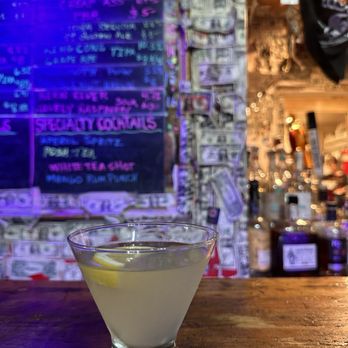 Hideout Saloon - Their version of a French 75 - Cocktail Bars Near Me - Mariposa, California