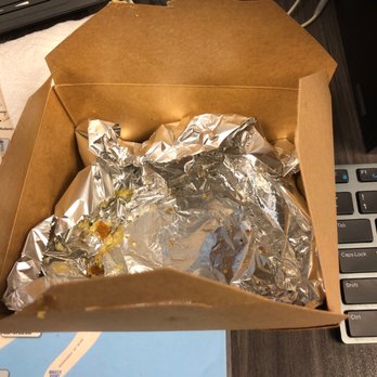 Down Under Coffee - a cardboard box with foil wrapped in aluminum foil - Coffee & Tea Near Me - New York, New York