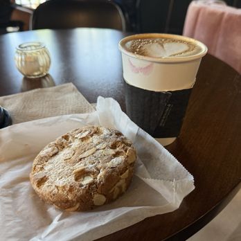 Birdie's Coffee - Almond cookie and blueberry waffle latte - Coffee & Tea Near Me - Cincinnati, Ohio