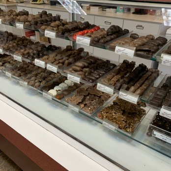 Mrs Cavanaugh's Chocolates & Ice Cream - a display of chocolates - Candy Stores Near Me - Layton, Utah Mrs Cavanaugh's Chocolates & Ice Cream - a display of chocolates - Candy Stores Near Me - Layton, Utah