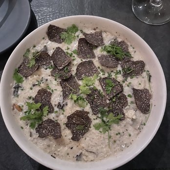 Faubourg Montclair - Truffle mushroom risotto special.. A bit lack luster in truffle flavor which was disappointing. Needed truffle oil with truffle slices - French Near Me - Montclair, New Jersey Faubourg Montclair - Truffle mushroom risotto special.. A bit lack luster in truffle flavor which was disappointing. Needed truffle oil with truffle slices - French Near Me - Montclair, New Jersey