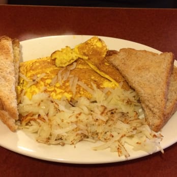 The Nest Diner - Cheese Omelet and Hash Browns - Diners Near Me - Farwell, Michigan