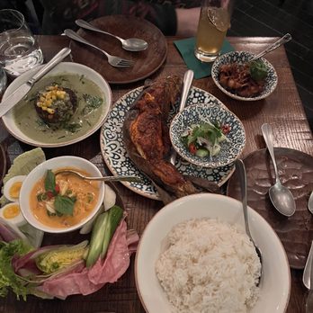 KRU - hamburg steak, whole stuffed branzino, crabmeat relish, pork belly - Thai Near Me - Brooklyn, New York KRU - hamburg steak, whole stuffed branzino, crabmeat relish, pork belly - Thai Near Me - Brooklyn, New York