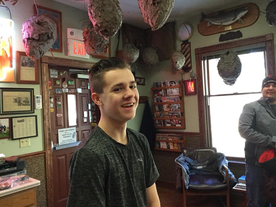 Dryden Barber Shop Logo